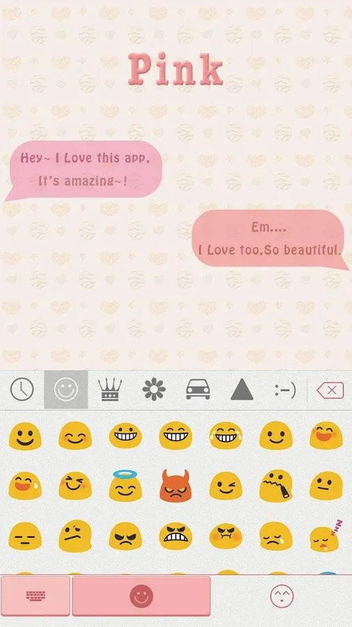 Pink Theme for Emoji Keyboard - Aplicaciones de Android en Google Play