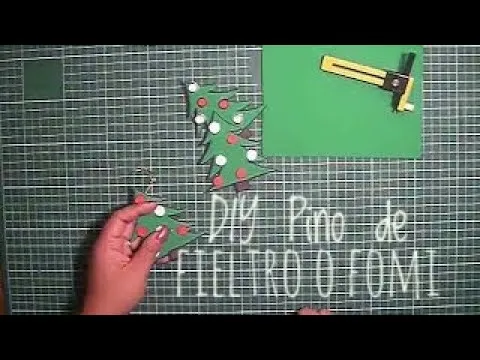 Pino de Navidad en Fomi Parte 1 de 3 - Manualidades Navidad - YouTube Pino de Navidad en Fomi Parte 1 de 3 - Manualidades Navidad - YouTube