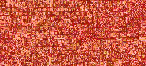 Pinta el 'ADN de las ciudades' en cuadros abstractos que compone a ... Pinta el 'ADN de las ciudades' en cuadros abstractos que compone a ...