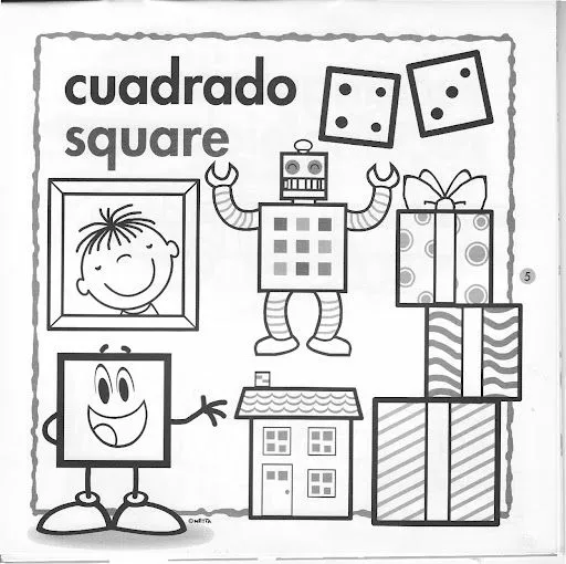 PINTA Y APRENDE LAS FIGURAS GEOMETRICAS EN INGLES PINTA Y APRENDE LAS FIGURAS GEOMETRICAS EN INGLES