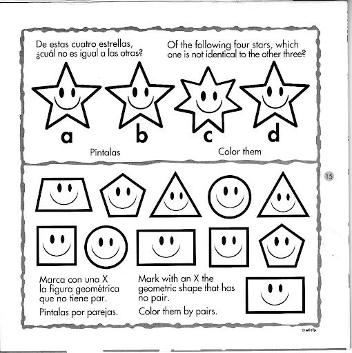 PINTA Y APRENDE LAS FIGURAS GEOMETRICAS EN INGLES PINTA Y APRENDE LAS FIGURAS GEOMETRICAS EN INGLES