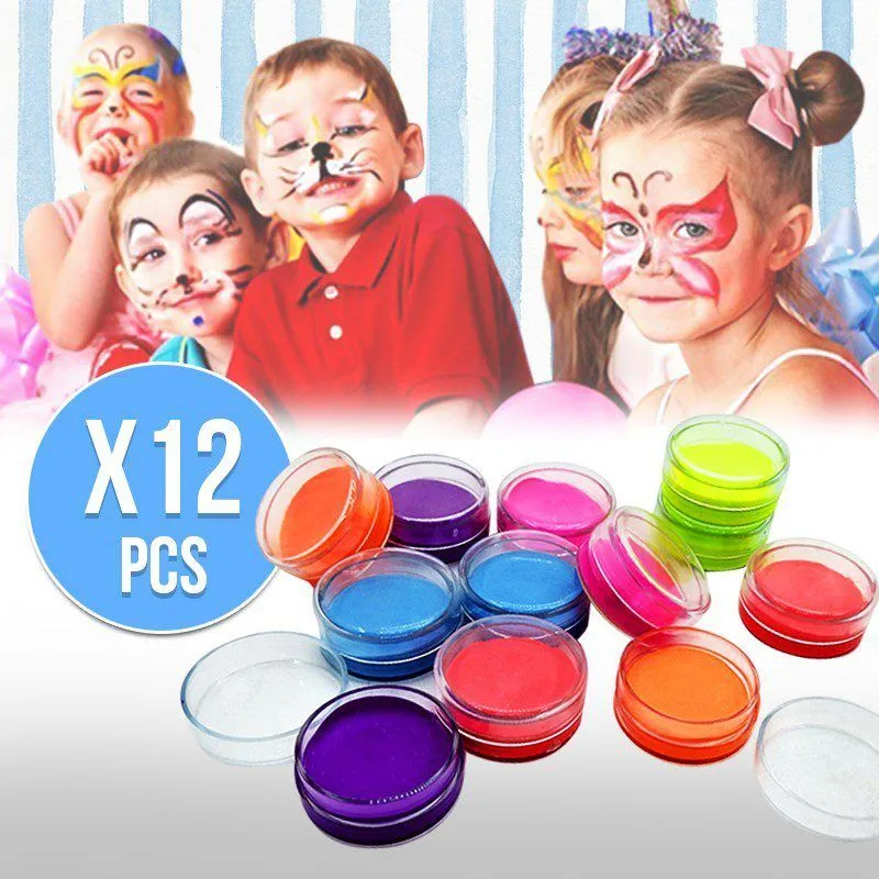 Pinta Caritas Color Neón X12 Maquillaje Halloween Pintura Fiestas – Cómpralo en casa Pinta Caritas Color Neón X12 Maquillaje Halloween Pintura Fiestas – Cómpralo en casa