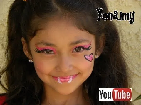 MONSTER HIGH DRACULAURA (PINTACARITAS).- FACE PAINTING . - YouTube