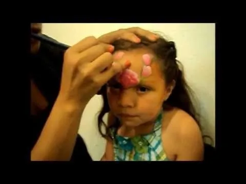 pinta caritas como pintar rosas - YouTube