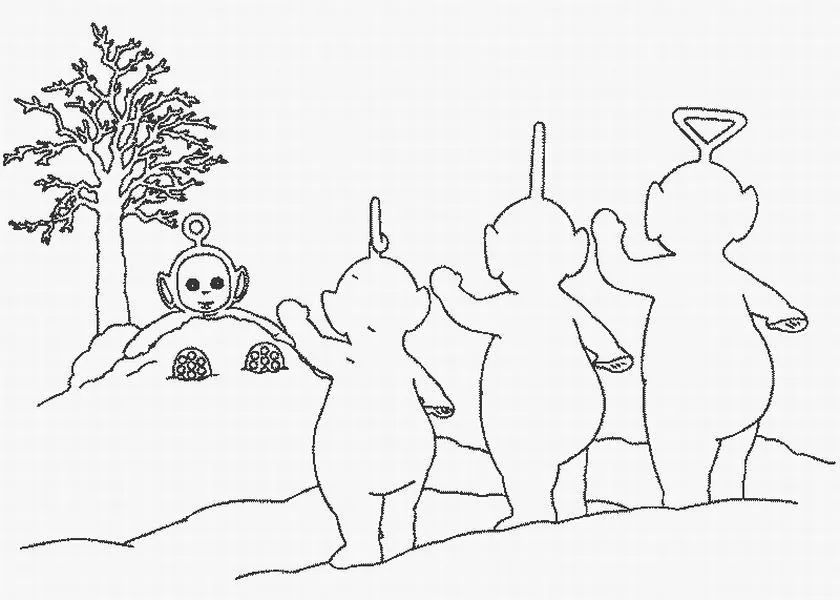 PINTA Y COLOREA A LOS TELETUBBIES:LOS TELETUBBIES DICEN ADIOS A SU ... PINTA Y COLOREA A LOS TELETUBBIES:LOS TELETUBBIES DICEN ADIOS A SU ...