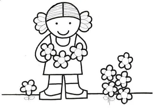 PINTA LA PRIMAVERA DIBUJOS PARA COLOREAR
