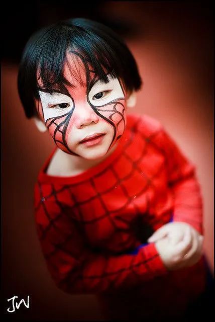 Pintacaras de Spiderman facilisimo - Disfraces caseros y tiendas ... Pintacaras de Spiderman facilisimo - Disfraces caseros y tiendas ...