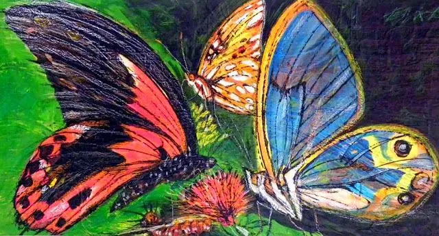 Pintados a Mano Mariposas al Óleo | Bodegones y Paisajes Cuadros ... Pintados a Mano Mariposas al Óleo | Bodegones y Paisajes Cuadros ...