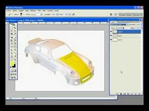 Pintando Coches de Slot En Photoshop - YouTube