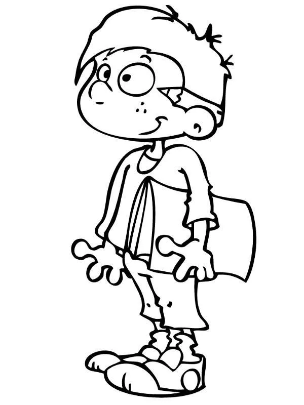 Pintando y coloreando dibujos de estudiantes