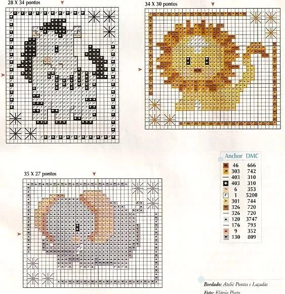 PINTANDO CON HILOS - BLOG DE PUNTO DE CRUZ: ESQUEMAS DE ANIMALITOS