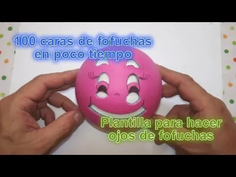 Cómo pintar 100 caras de fofuchas en pocos minutos Plantillas de ...