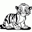  ... para pintar animales - tags: colorear,tigre,dibujo,animales,colorear