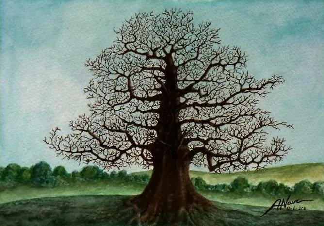 Como pintar arboles secos - Imagui