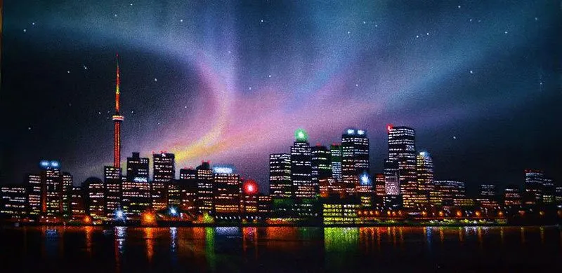 Pintar la Aurora Boreal – Austral | Pintura y Artistas