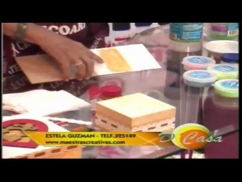 COMO PINTAR UNA CAJA DE MADERA 32 - YouTube