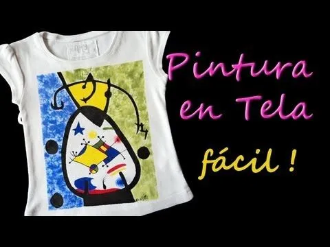 Como Pintar Camisetas Facil Tutorial Como Pintar en Tela *Paint on ... Como Pintar Camisetas Facil Tutorial Como Pintar en Tela *Paint on ...