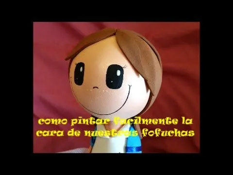 pintar cara fofuchas | facilisimo.com