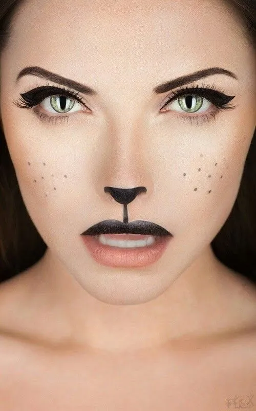 Pintar la cara gato mujer en DEF deco | Decorar en familia ... Pintar la cara gato mujer en DEF deco | Decorar en familia ...