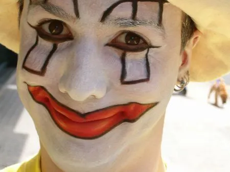 Pintar cara de payaso triste - Imagui