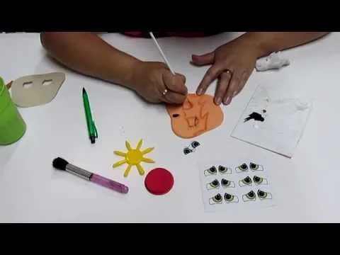 Pintar Caritas en Foami, Goma Eva, Microporoso - YouTube