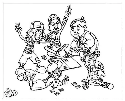 Dibujos del chavo del ocho para colorear - Imagui
