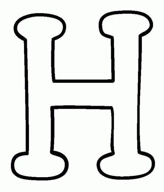 abecedario las letras H y I | pintar y colorear abecedario las letras H y I | pintar y colorear