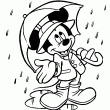  para pintar (con las palabras claves : colorear,mickey,la-lluvia ...