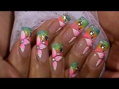 Como Pintar Una Decoracion Para Las Uñas Para El Verano Tutorial ... Como Pintar Una Decoracion Para Las Uñas Para El Verano Tutorial ...