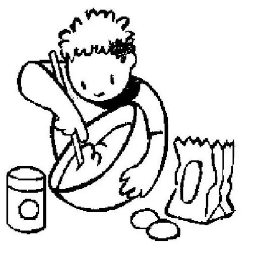 PINTAR DIBUJOS DE COCINA ALIMENTOS Y UTENSILIOS PINTAR DIBUJOS DE COCINA ALIMENTOS Y UTENSILIOS