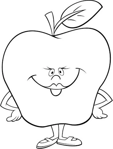 PINTAR DIBUJOS DE FRUTAS Y VERDURAS
