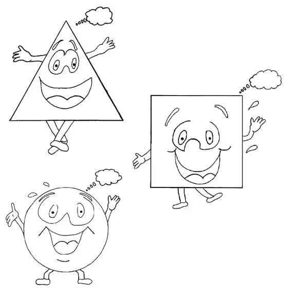 Figuras para colorear de educacion inicial - Imagui