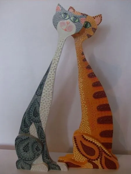 gatos on Pinterest | Scroll Saw, Cat and Artesanato