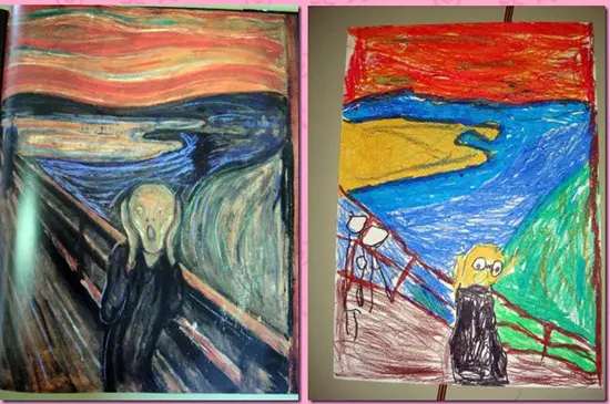 Pintar el Grito de Munch | Manualidades Infantiles