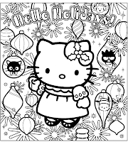... para pintar hello kitty en navidad para infantiles y preescolares ... para pintar hello kitty en navidad para infantiles y preescolares