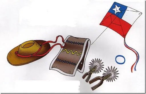 Dibujos para colorear símbolos patrios de Chile - pintar y jugar Dibujos para colorear símbolos patrios de Chile - pintar y jugar