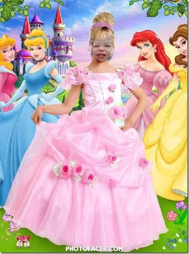 Crear postal princesas Disney con la foto de tu hija - pintar y jugar Crear postal princesas Disney con la foto de tu hija - pintar y jugar