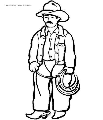 Dibujos colorear de Cowboy y Vaqueros del lejano oeste | pintar y ... Dibujos colorear de Cowboy y Vaqueros del lejano oeste | pintar y ...