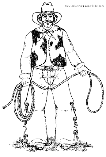 cowboys - pintar y jugar