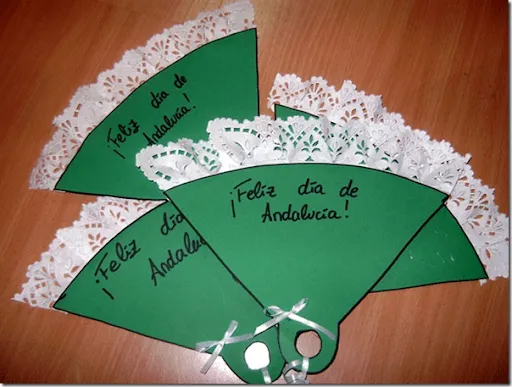 Manualidades día de Andalucía: Abanicos | pintar y jugar, dibujos ... Manualidades día de Andalucía: Abanicos | pintar y jugar, dibujos ...