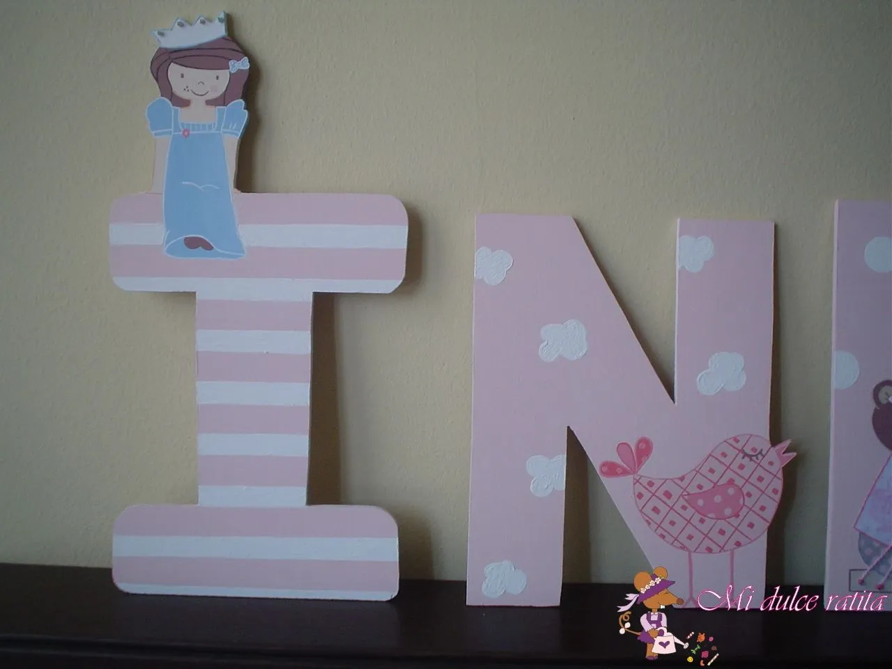 Como pintar letras de madera - Imagui