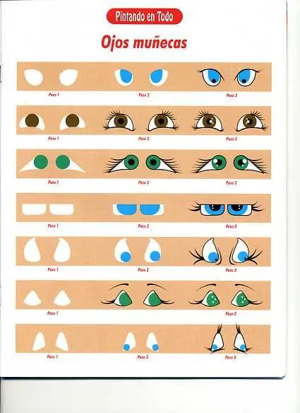 Dibujos y Plantillas para imprimir: Ojos para munecos | Caras ...