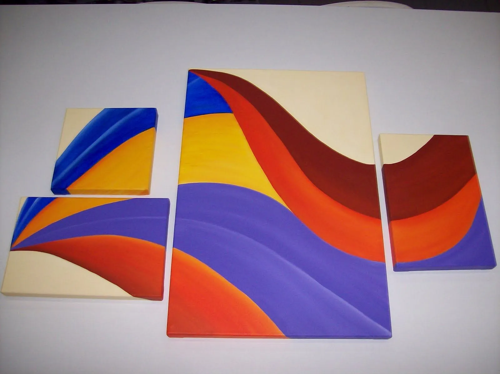 PINTAR CON PASIÓN": "CUADRO ABSTRACTO"