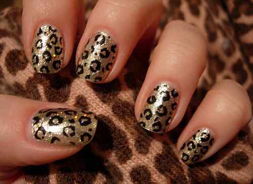 Como pintar las uñas animal print fácil | Decoración de Uñas ...