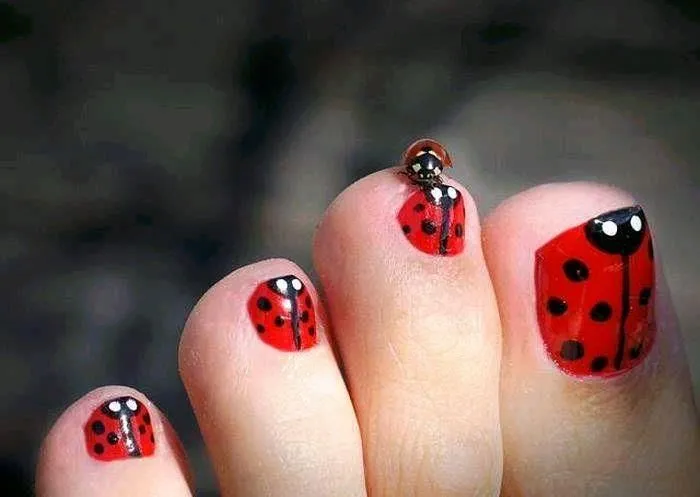 Como pintar uñas de los pies - Imagui
