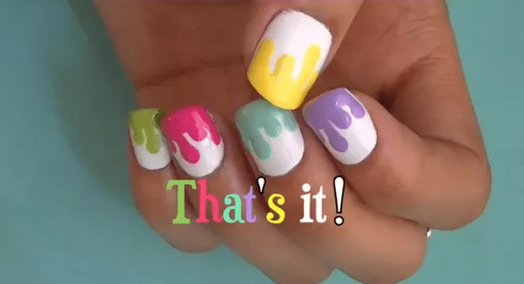 Como pintar uñas pintura y goteo | Brico y Tube Diy Como pintar uñas pintura y goteo | Brico y Tube Diy