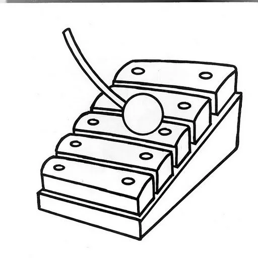 PINTAR XILOFONO | FICHAS PARA PINTAR | DIBUJOS PARA PINTAR PINTAR XILOFONO | FICHAS PARA PINTAR | DIBUJOS PARA PINTAR