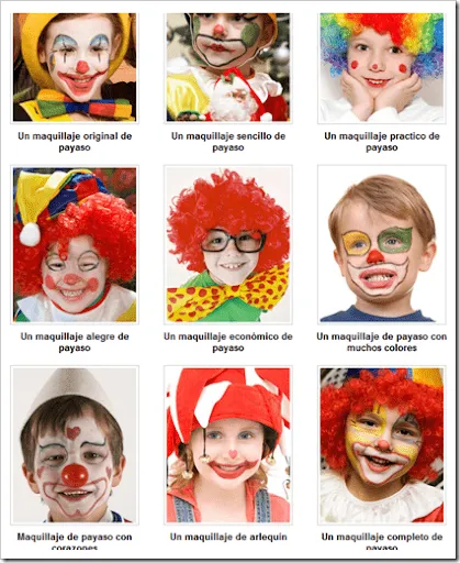 Pintar cara de payaso paso a paso - Imagui