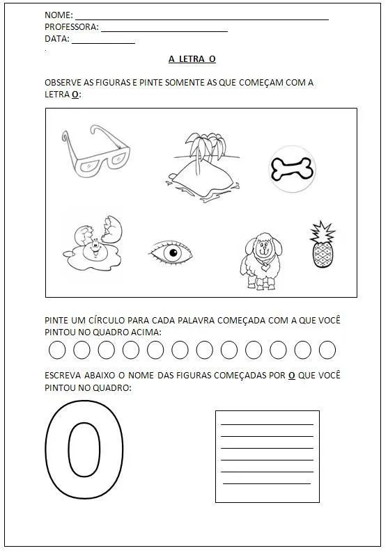 Pinte as figuras e escreva os nomes - Atividades de Alfabetização ... Pinte as figuras e escreva os nomes - Atividades de Alfabetização ...