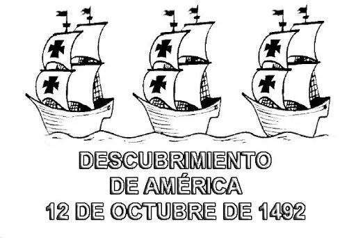 Pinto Dibujos: 12 de octubre – descubrimiento de América ... Pinto Dibujos: 12 de octubre – descubrimiento de América ...